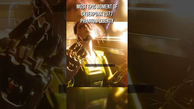 Most Epic moment of Cyberpunk 2077 Phantom Liberty #cyberpunk2077