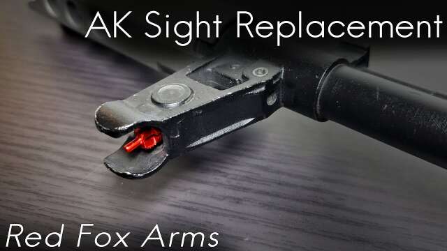 Red Fox Arms AK Front Sight Post Installation & Review