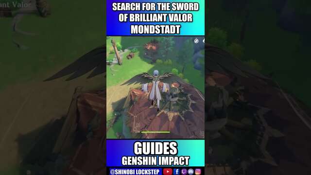 Search for the Sword of Brilliant Valor Genshin Impact #shorts