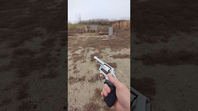 Shooting in the rain. S&W 64 .38 special #s&w #38special