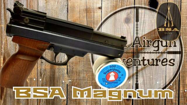 BSA 240 Magnum Spring Air Pistol 5.5fpe!