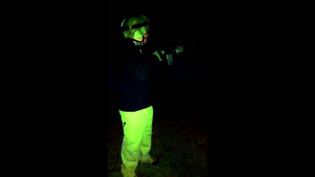 A cold, windy night with a suppressed AR15, NODS and an IR Laser!!!