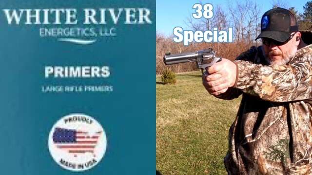 Trying Out White River Primers in 38 Special