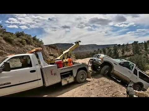 Near Death Experience on Toquerville Falls Road. Ford Excursion roll over!