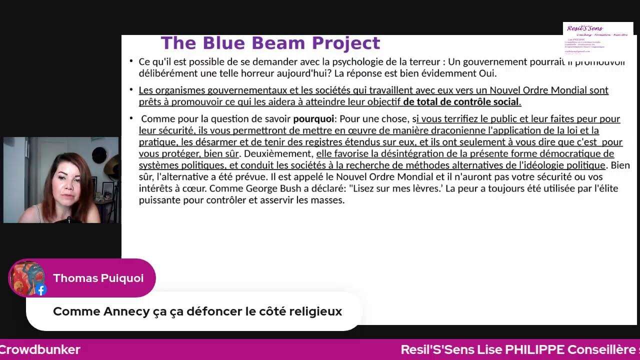 The Blue Beam Project