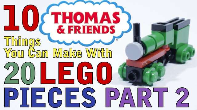 10 Thomas the Tank Engine and Friends things you can make with 20 Lego Pieces Part 2