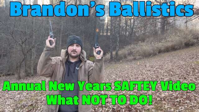 2nd Annual New Years SAFTEY Video: What NOT to do!