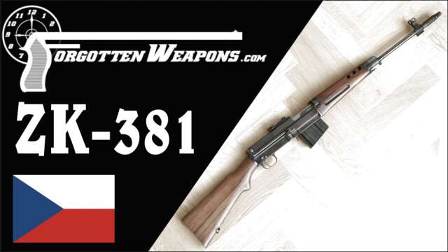 ZK 381: Czech Pre-War Prototype Battle Rifle