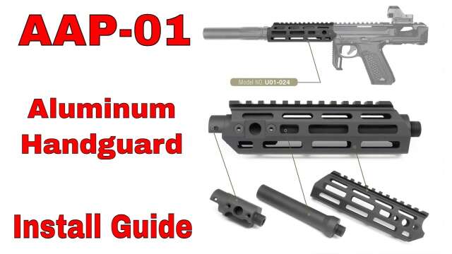 AAP-01 Handguard / M-LOK & Aluminum / how to install guide walkthrough