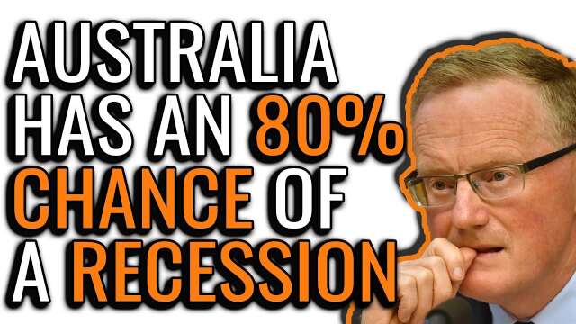 Australia has an 80% chance of a recession.