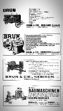 J. Brun & Cie. Nebikon Maschinenfabrik AVA-INFO