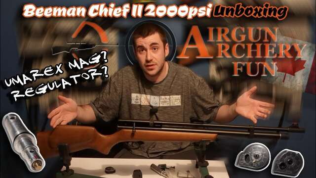 Beeman Chief II 2000psi Unboxing // Goodies from AirgunArcheryFun for the review & experiments!