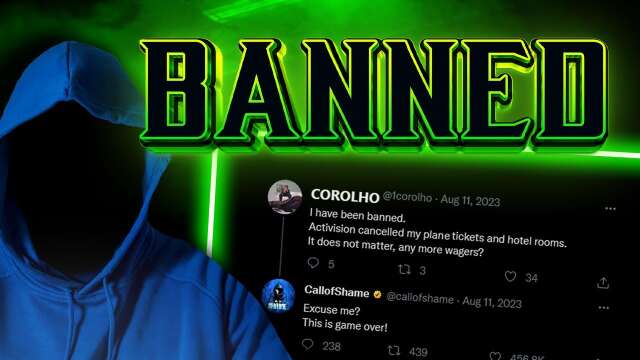 IT HAPPENED - BANNED FROM LONDON FINALS BY ACTIVISION