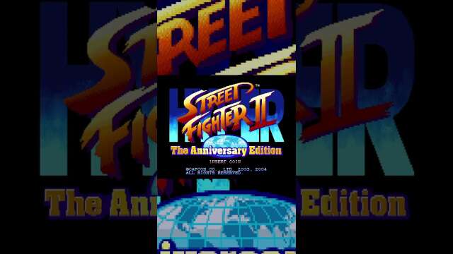#shorts Playing Arcade - Hyper Street Fighter 2: The Aniversary Edition - Part 1