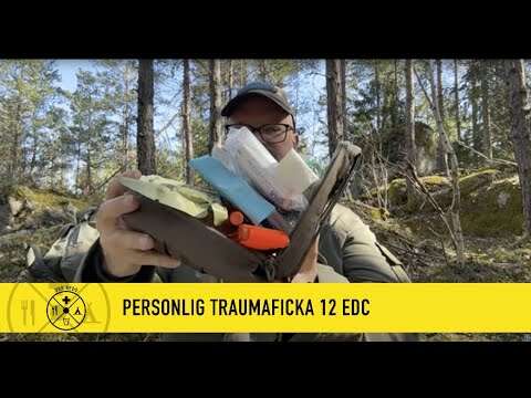 Personlig traumaficka 12 EDC vardagsutrustning