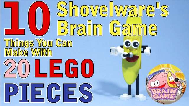 10 Shovelware's Brain Game things you can make with 20 Lego pieces