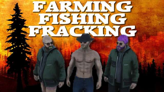 three OILED bros FRACKING in the mountains | Ranch Simulator