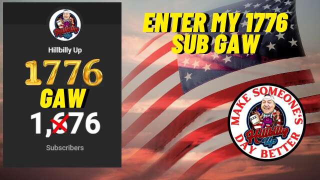 Enter my 1776 SUB GAW #giveaway #youtube #youtuber  epic demo