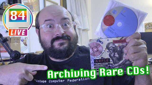 LIVE: Archiving Some Rare Apple CD-ROMs!