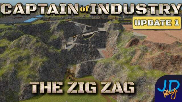 Completing the Zig Zag 🚛 Ep34🚜 Captain of Industry  Update 1 👷 Lets Play, Walkthrough