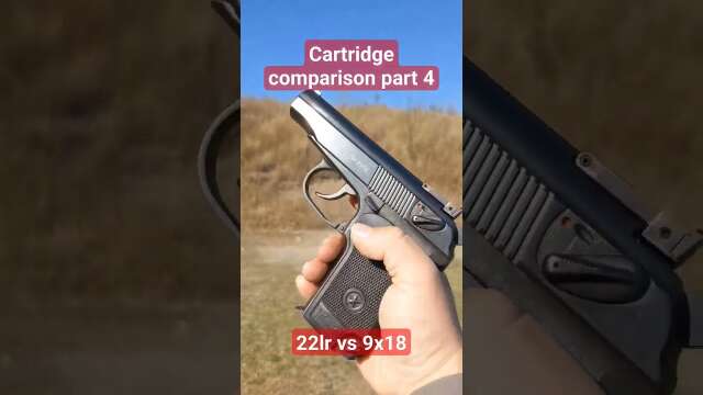 Cartridge comparison pt 4: 22lr vs 9x18 Makarov