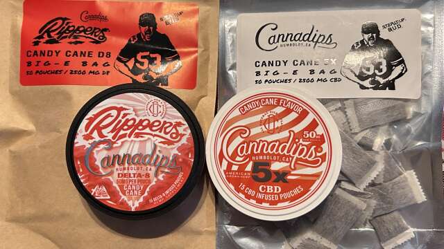 Cannadips Candy Cane (5X CBD & Delta 8) Review