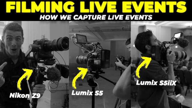 How to APPROACH FILMING & EDITING Live Events | BROLL + Interviews + Edit Breakdown | Lumix + Nikon
