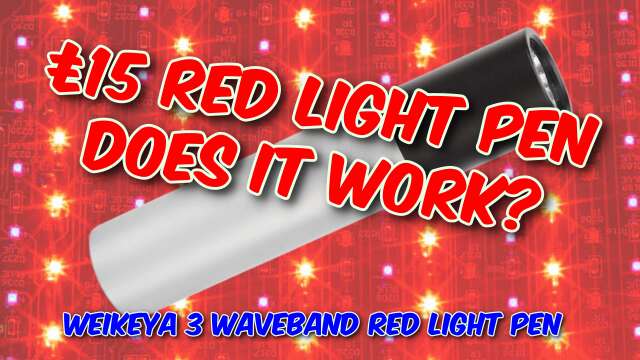 Weikeya 3 Waveband Red Light Pen Review