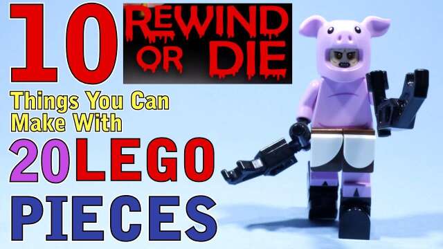 10 Rewind or Die things you can make with 20 Lego pieces