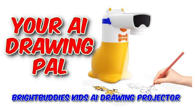 BrightBuddies Kids AI Drawing Projector Review