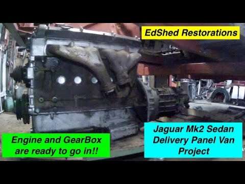 Jaguar Daimler MK2 Sedan Delivery Panel Van Classic Car Resto-Mod Engine and box is ready to go in