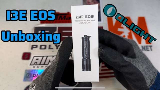 Olight I3E EOS - Unboxing And Test