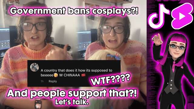 So a government can ban COSPLAY and people around the world SUPPORT this censorship?! Let's Talk.
