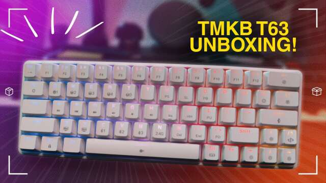 Great for beginners! | TMKB T63 Wireless Mechanical Keyboard Unboxing