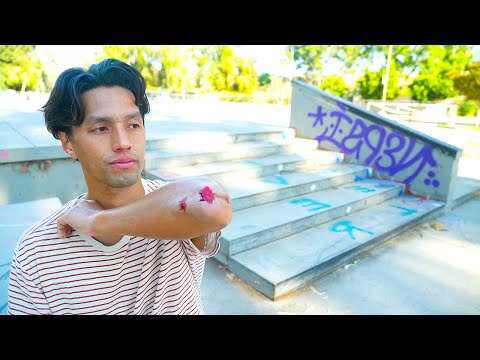 learning how to skate stairs again