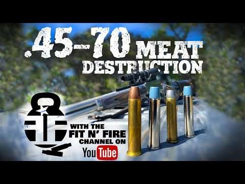 .45-70 Shootout with a Kansas Youtuber // Ultimate Meat Destruction!
