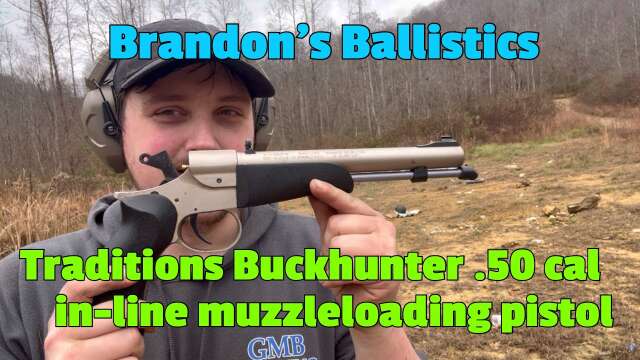 Traditions Buckhunter .50 Cal In-Line Muzzleloading Pistol