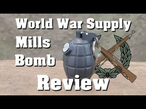 Review:  Inert Mills Bomb from World War Supply