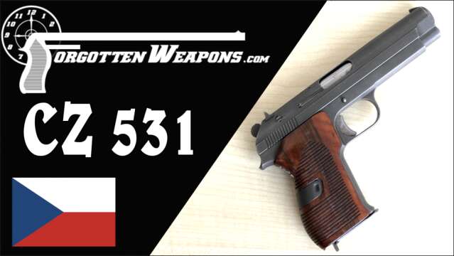 CZ-531: A Czech Browning in 7.62mm Tokarev