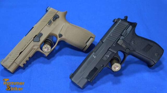 US Military 9mm Compared:  Sig Sauer M17 vs Sig P226 MK 25