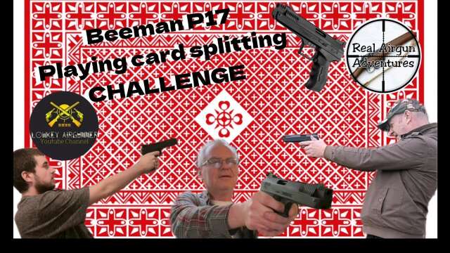 International Card Spitting Challenge with Beeman P17 @Lowkeyairgunner @walnutandsteel