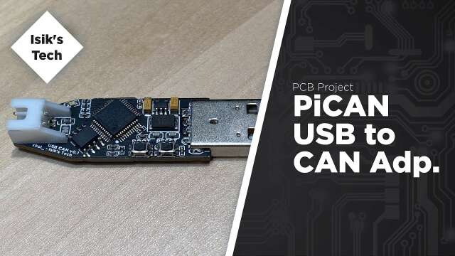 PiCAN: A Tiny USB to CAN Bus Adapter for Klipper 3D Printers