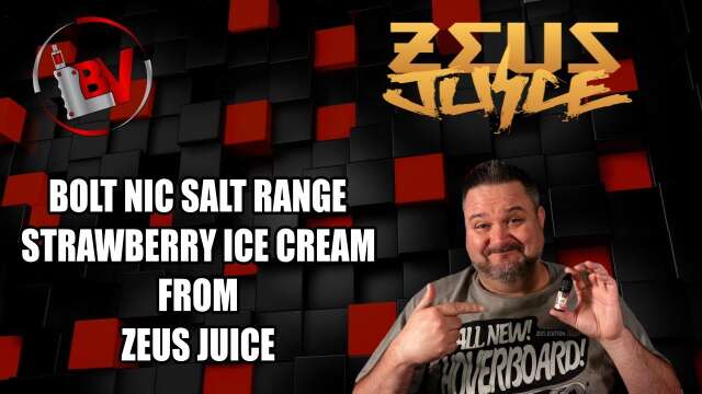 Bolt Salts Strawberry Ice Cream From Zeus Juice