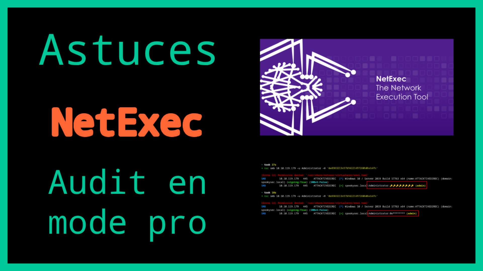 Astuces - NetExec - Audit en mode pro