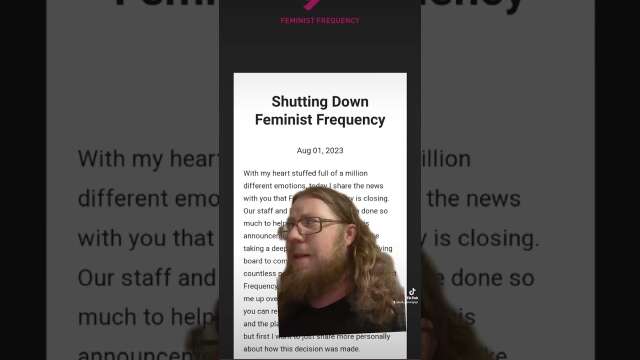 Byte Size News: Feminist Frequency Shuts down #shorts