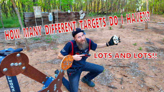 Check Out The Different Types of Targets I Have!! Really Cool Stuff!