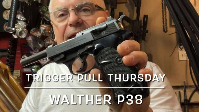 Trigger pull Thursday Walther P38 9x19 luger military pistol