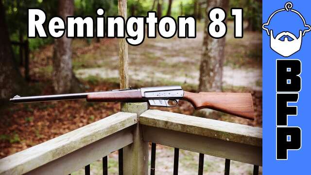 Remington Model 81 Test Fire