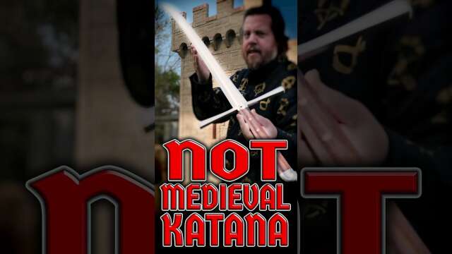 This is NOT a medieval katana!