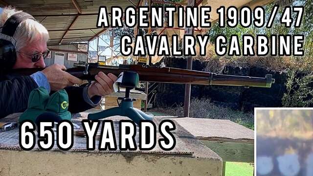 Argentine 1909 Cavalry Carbine 650 Yards